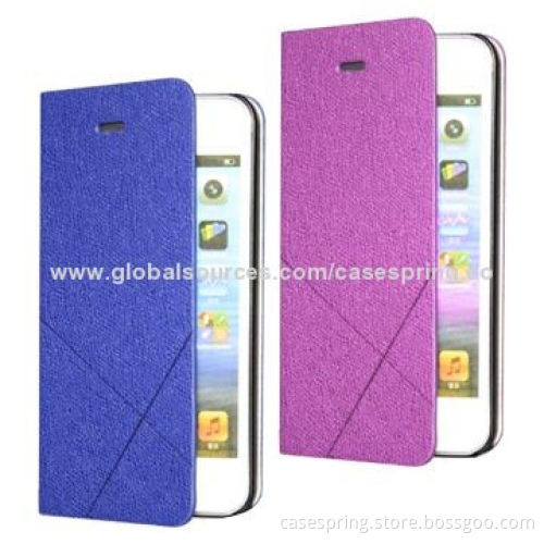 Leather Cases for iPhone 5S/5/4S Flip Leather Cases